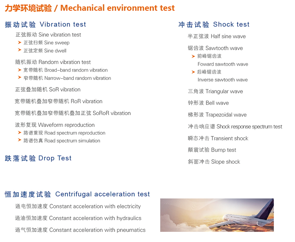 力学环境测试